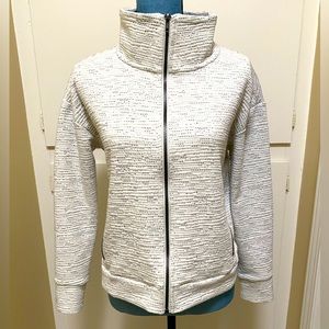 RBX Live Life Active Women Track Jacket Zip Pockets Medium White Black